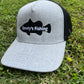 Grey "Badge" Trucker Hat